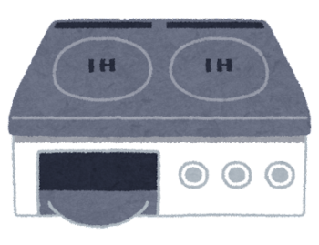 IHクッキングヒーターの事故に注意