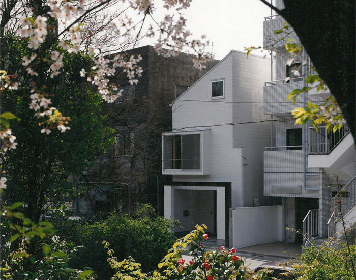 1階面積約8坪の狭小住宅 6層のスキップフロアで3LDKの家 東京都江東区 A様邸