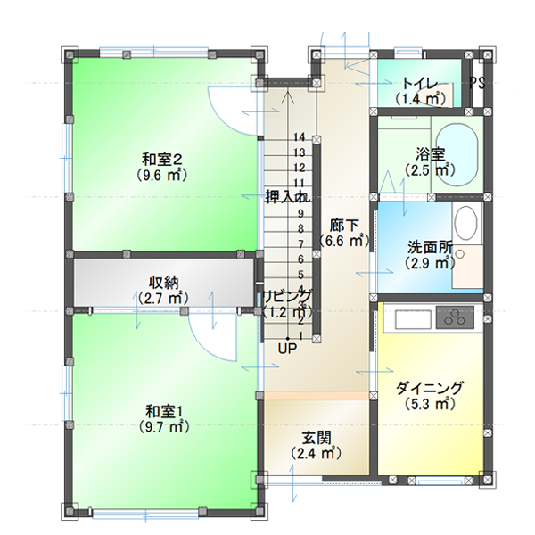 15坪の3階建て狭小住宅の間取りプラン ４ldk 中央区 中央区の狭小住宅 リフォーム 店舗改装なら則武工務店 港区 品川区