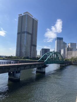生まれ変わった旧晴海鉄道橋