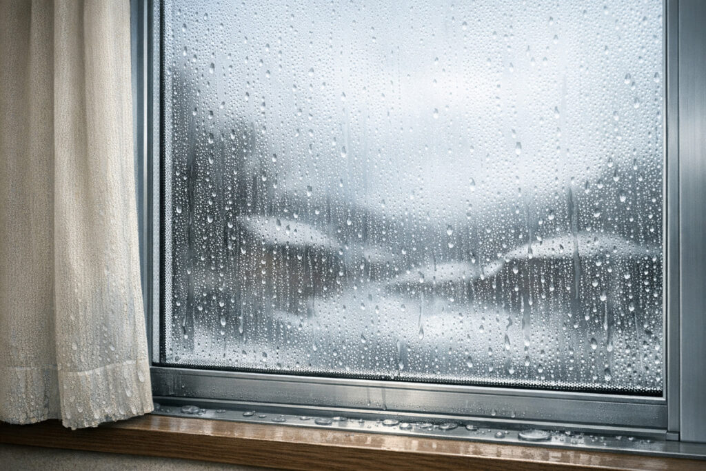 冬の結露を防ぐ工夫